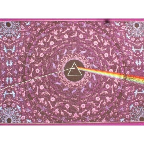 New Purple Pink Floyd Dark Side of the Moon Tapestry Wall Decor Hanging Art NIP - Picture 2 of 3
